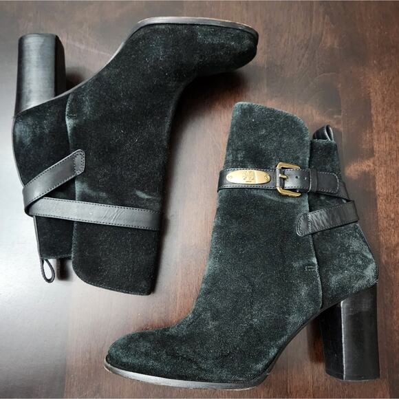 Tory Burch Robynne Suede Leather Boots - Picture 5 of 8